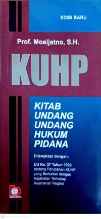 Image of KUHP : Kitab Undang - Undang Hukum Pidana