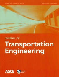 Image of Journal Of Transportation Engineering December 2016