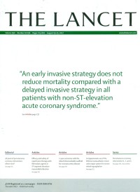 Image of The Lancet, August 19-25 2017