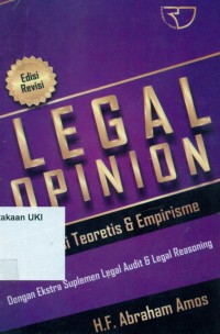 Image of Legal Opinion : aktualisasi teoretis & empirisme