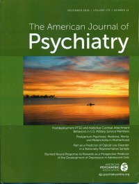 Image of The American Journal of Psychiatry December 2016