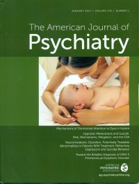Image of The American Journal of Psychiatry January  2017