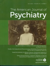 Image of The American Journal of Psychiatry July 2016