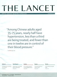 Image of The Lancet, December 9-15 2017