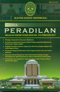 Image of Majalah Varia Peradilan Februari 2017